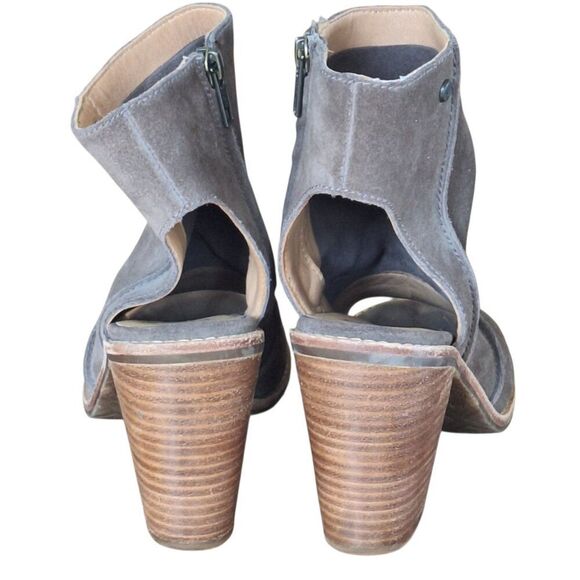 UGG Valencia Peep Toe Booties 1095391 women's size 7 Sandal Bootie Shootie Brown - Picture 11 of 16